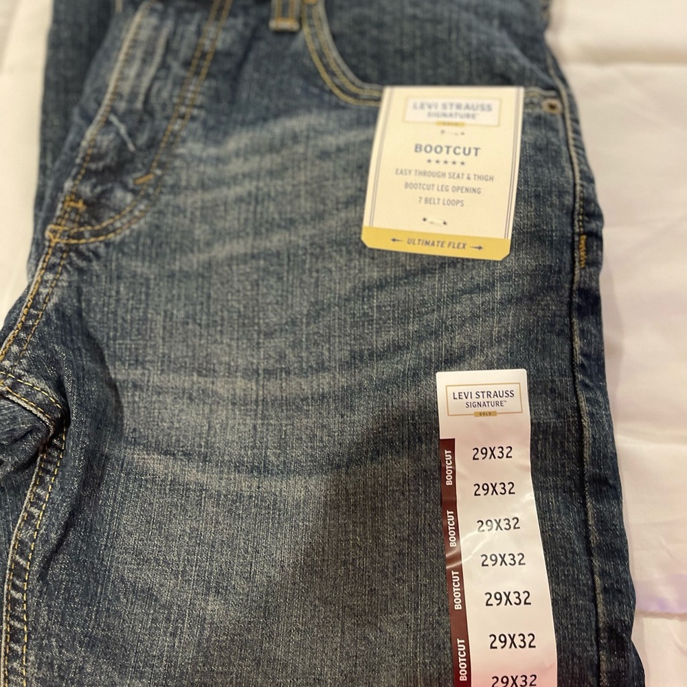 Levi's Signature Bootcut Jeans - Dark Blue